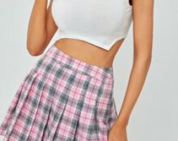 Solid Crop Tank Top