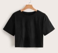 Solid Crop Tee
