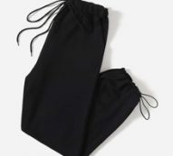 Solid Drawstring Sweatpants