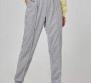 Solid Elastic Waist Sweatpants
