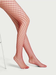 Solid Fishnet Tights