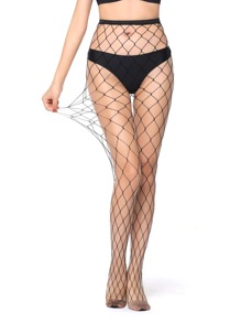 Solid Fishnet Tights