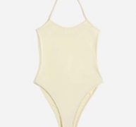Solid Halter Bodysuit