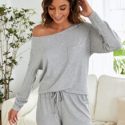 Solid Keyhole Back Lounge Set