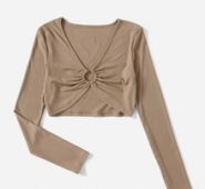 Solid O-Ring Ribbed Tee