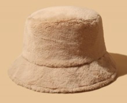 Solid Plush Bucket Hat
