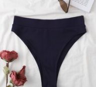 Solid Rib Bikini Bottom