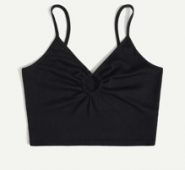 Solid Ring Detail Cami Top