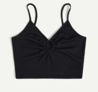 Solid Ring Detail Cami Top