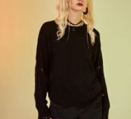 Solid Ripped Sweater