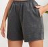 Solid Slant Pocket Track Shorts