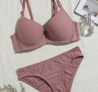 Solid Super Push Up Lingerie Set