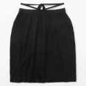 Solid Tie Back Skirt