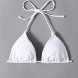 Solid Triangle Bikini Top