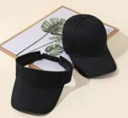 Solid Visor Hat & Baseball Cap
