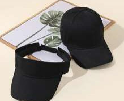 Solid Visor Hat & Baseball Cap