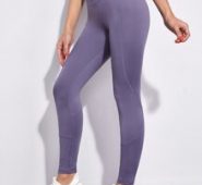 Solid Wide Band Waist Sports Leggings