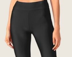 Solid Wide Waistband Cycling Shorts