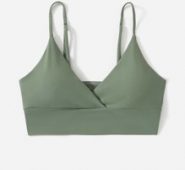 Solid Wrap Bikini Top