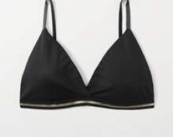 Solid Wrap Triangle Bra