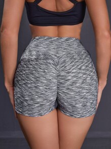 Space Dye Sports Biker Shorts