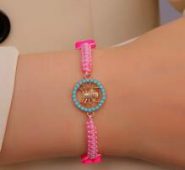 Spider Decor Braided Bracelet