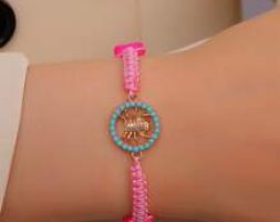 Spider Decor Braided Bracelet