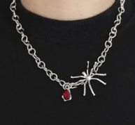 Spider Decor Chain Necklace