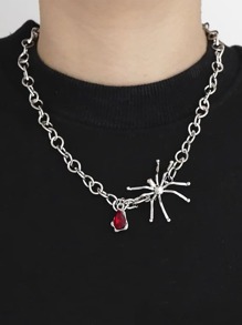 Spider Decor Chain Necklace