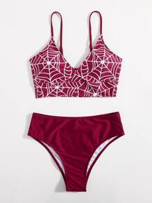 Spider Web Bikini Swimsuit