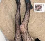 Spider Web Pattern Tights