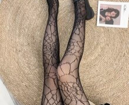 Spider Web Pattern Tights