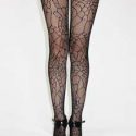 Spider Web Pattern Tights