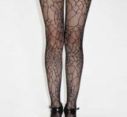 Spider Web Pattern Tights