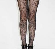 Spider Web Pattern Tights