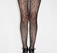 Spider Web Pattern Tights