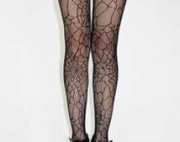 Spider Web Pattern Tights