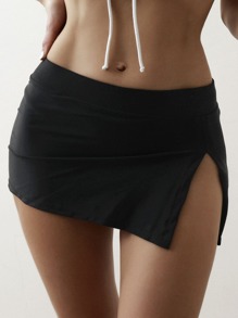 Split Side Beach Skirt