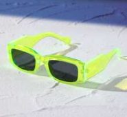 Square Frame Tinted Lens Sunglasses