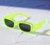 Square Frame Tinted Lens Sunglasses