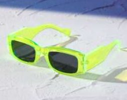Square Frame Tinted Lens Sunglasses