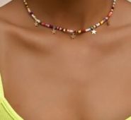 Star Charm Beaded Necklace
