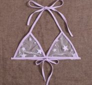 Star Mesh Halter Lingerie