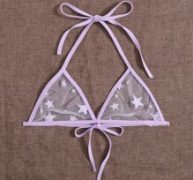 Star Mesh Halter Lingerie