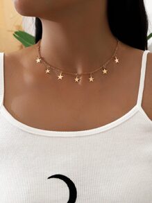 Star Tassel Chain Necklace