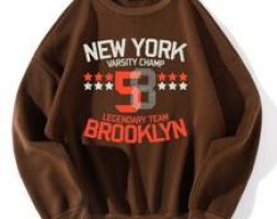 Star & Letter Graphic Drop Shoulder Pullover