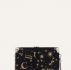 Star & Moon Embroidered Box Clutch Bag