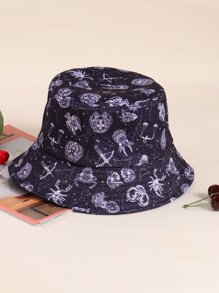 Starsalign Constellation Print Bucket Hat