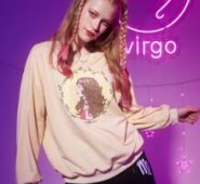 Starsalign Letter Figure Graphic Sweatshirt