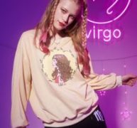 Starsalign Letter Figure Graphic Sweatshirt